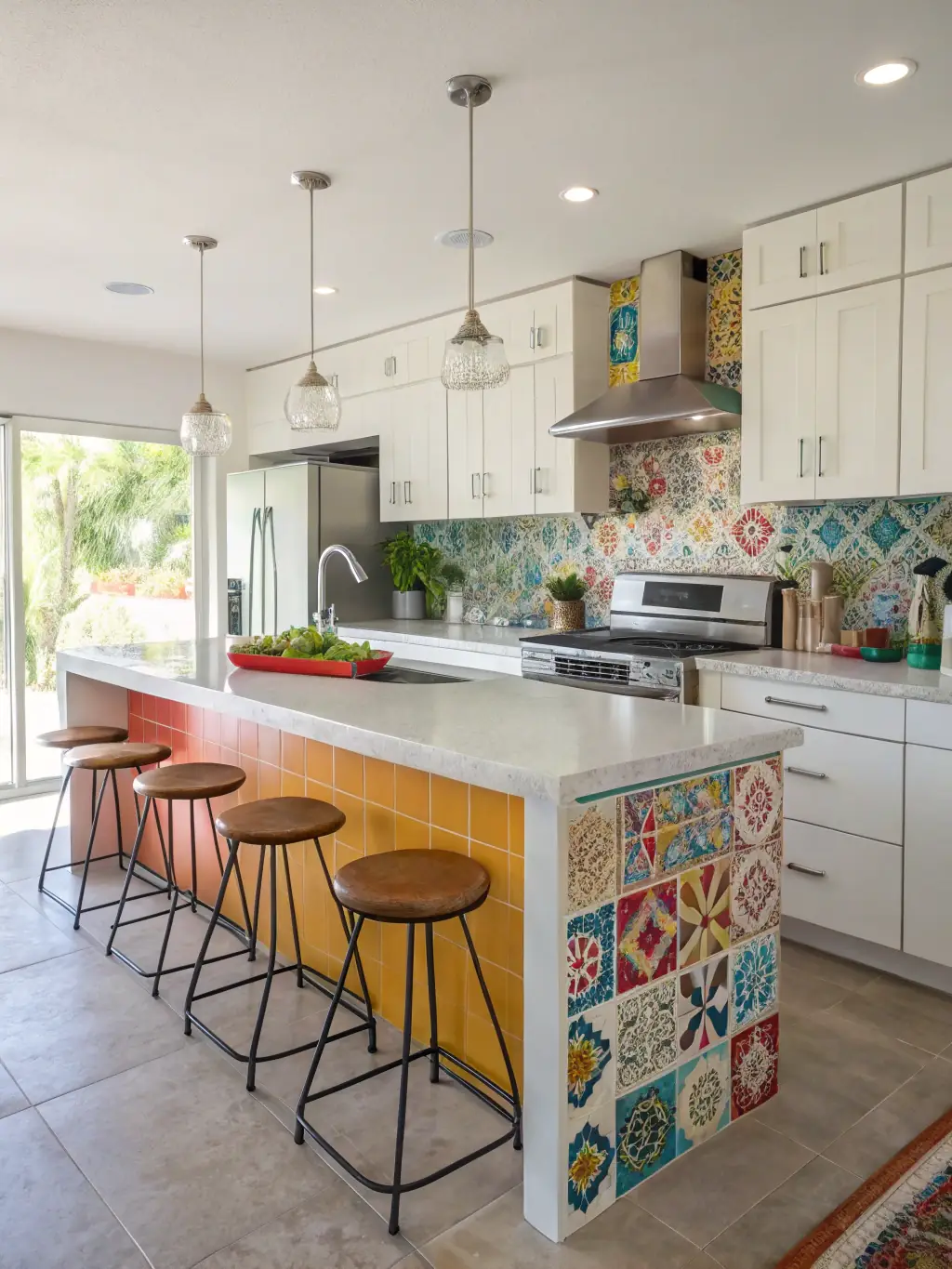 A modern, well-equipped communal kitchen in Aalborg Hostel, featuring stainless steel appliances and ample counter space.